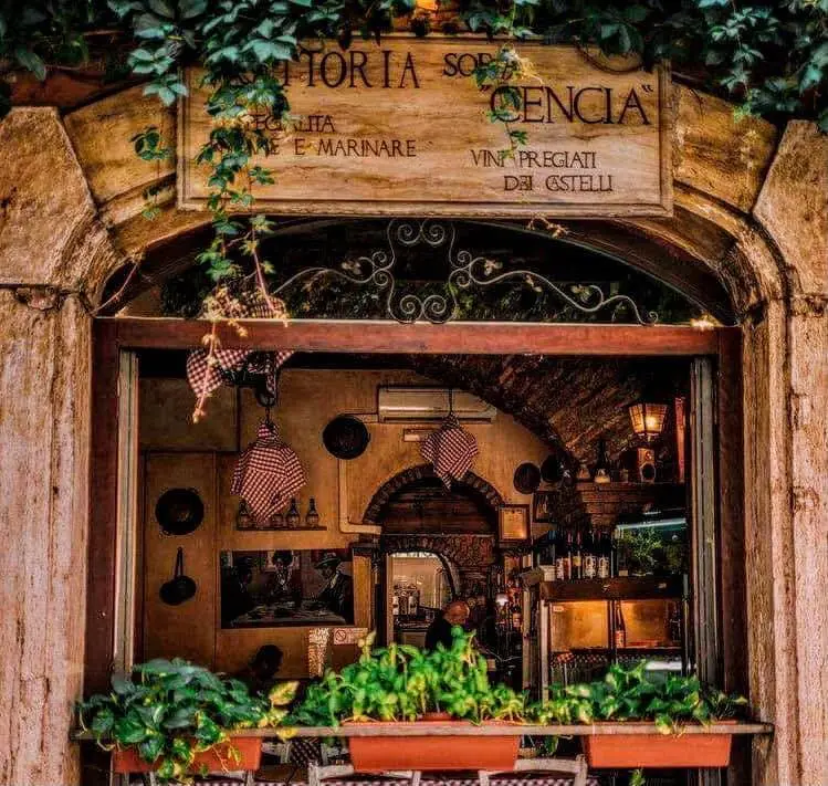 Ingresso Trattoria Sora Cencia - Trastevere